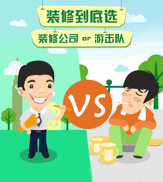房子裝修是找裝修公司好還是自己找人裝的好？裝修公司OR游擊隊